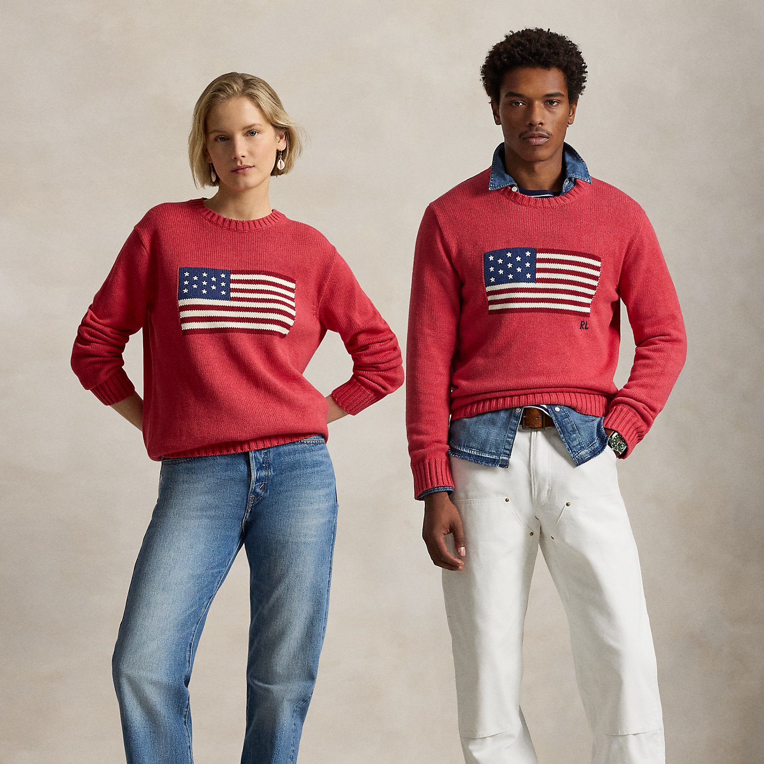 Der klassische Flaggenpullover von Polo Ralph Lauren