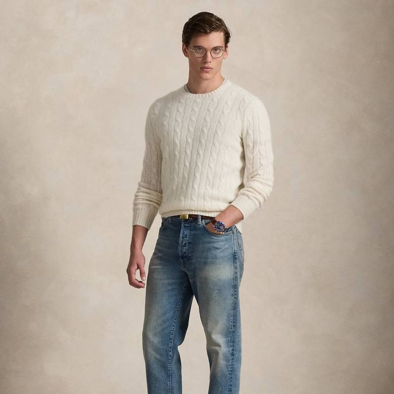 Kaschmirpullover mit Zopfmuster von Polo Ralph Lauren