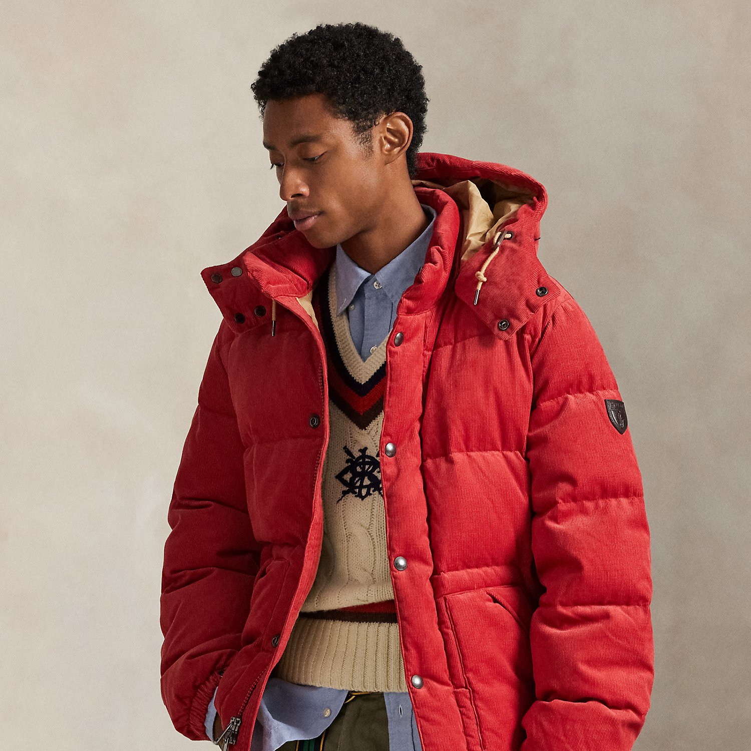 Die Daunenjacke Wainwright aus Kordsamt von Polo Ralph Lauren