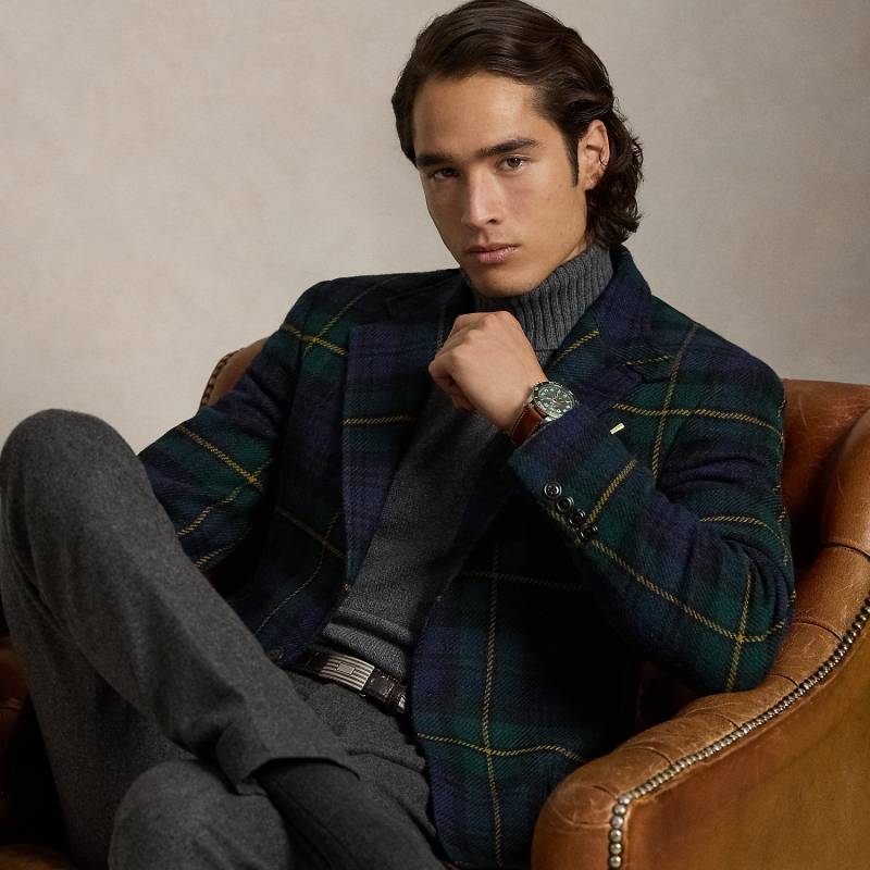 Die Jacke RL67 aus kariertem Wolltweed von Polo Ralph Lauren