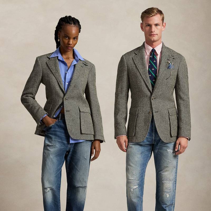 Die Jacke RL67 mit Fischgratmuster von Polo Ralph Lauren