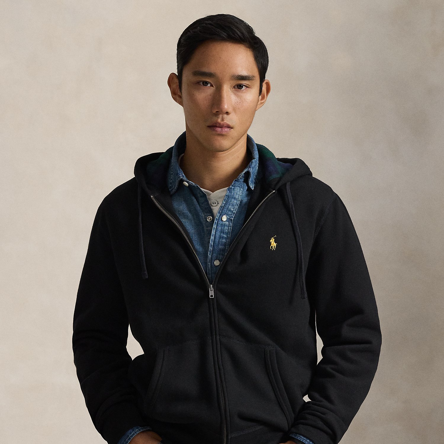 Die RL-Kapuzenjacke aus Fleece von Polo Ralph Lauren