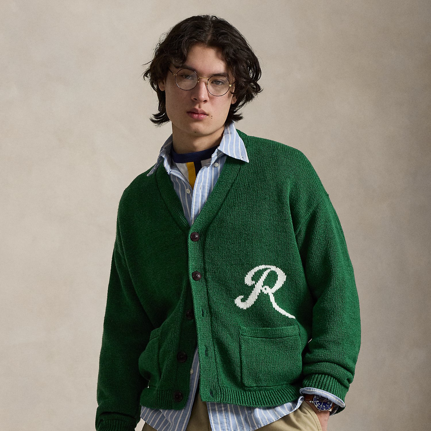 Die Strickjacke  Ralph Lauren mit Logo von Polo Ralph Lauren