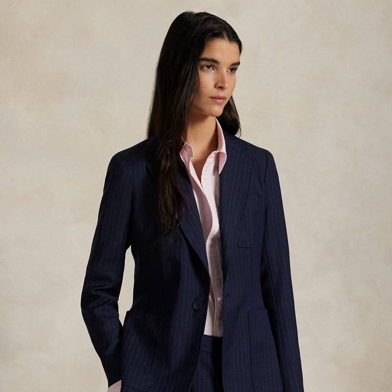 Einreihiger Blazer mit Nadelstreifen von Polo Ralph Lauren