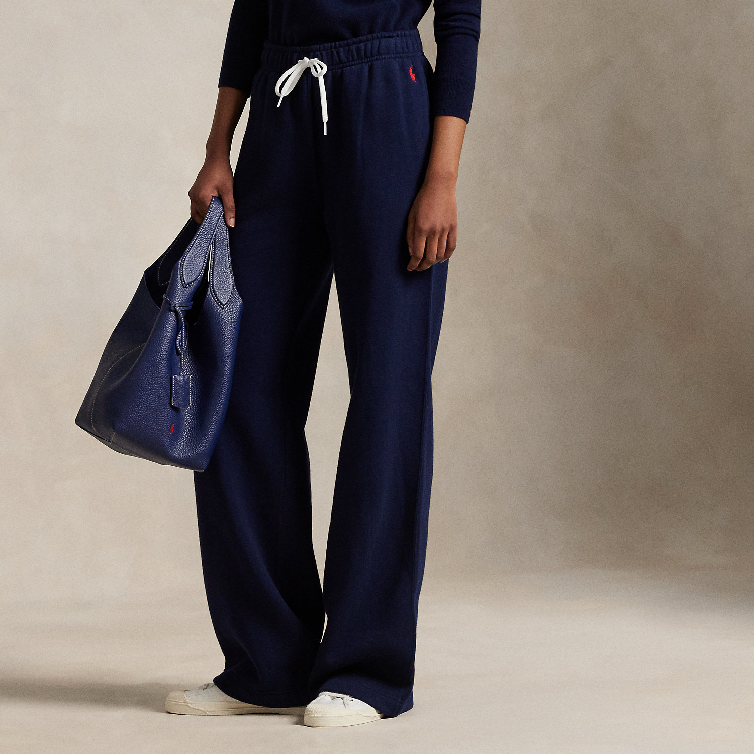 Fleece-Jogginghose mit weitem Bein von Polo Ralph Lauren