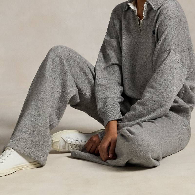 Fleece-Jogginghose mit weitem Bein von Polo Ralph Lauren
