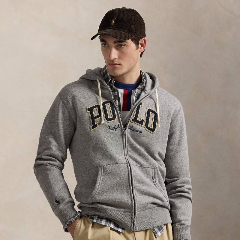 Fleece-Kapuzenjacke mit Logo von Polo Ralph Lauren