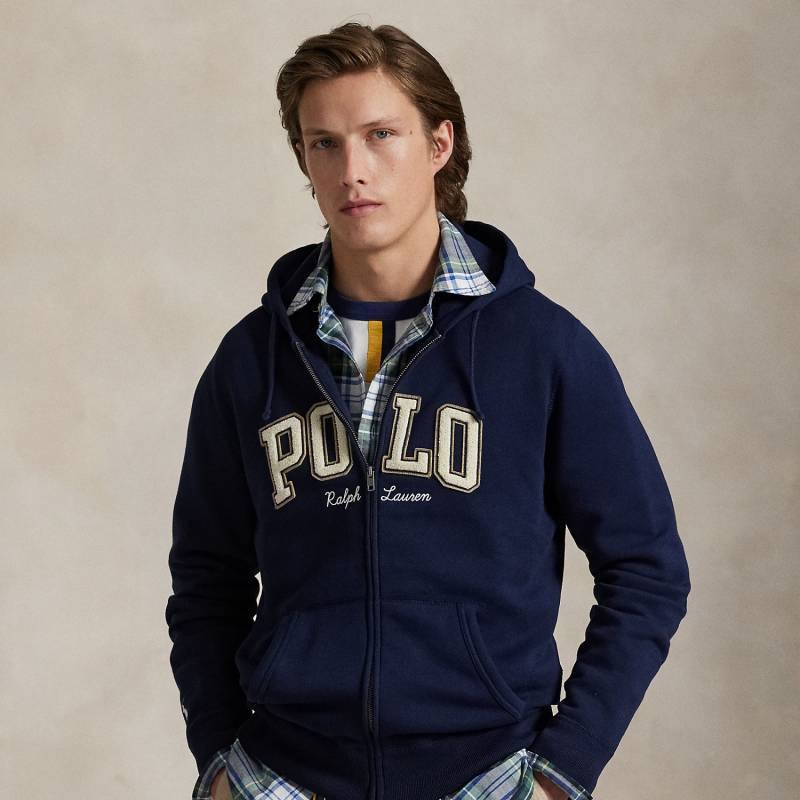 Fleece-Kapuzenjacke mit Logo von Polo Ralph Lauren