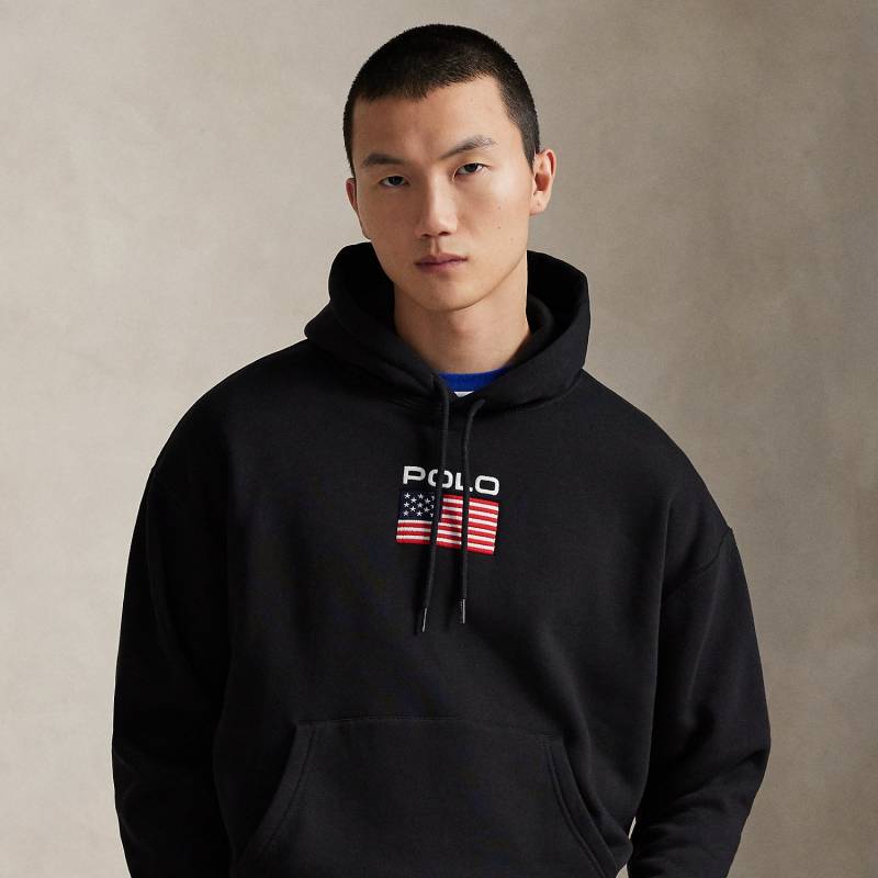 Fleece-Kapuzenpullover mit Flagge von Polo Ralph Lauren