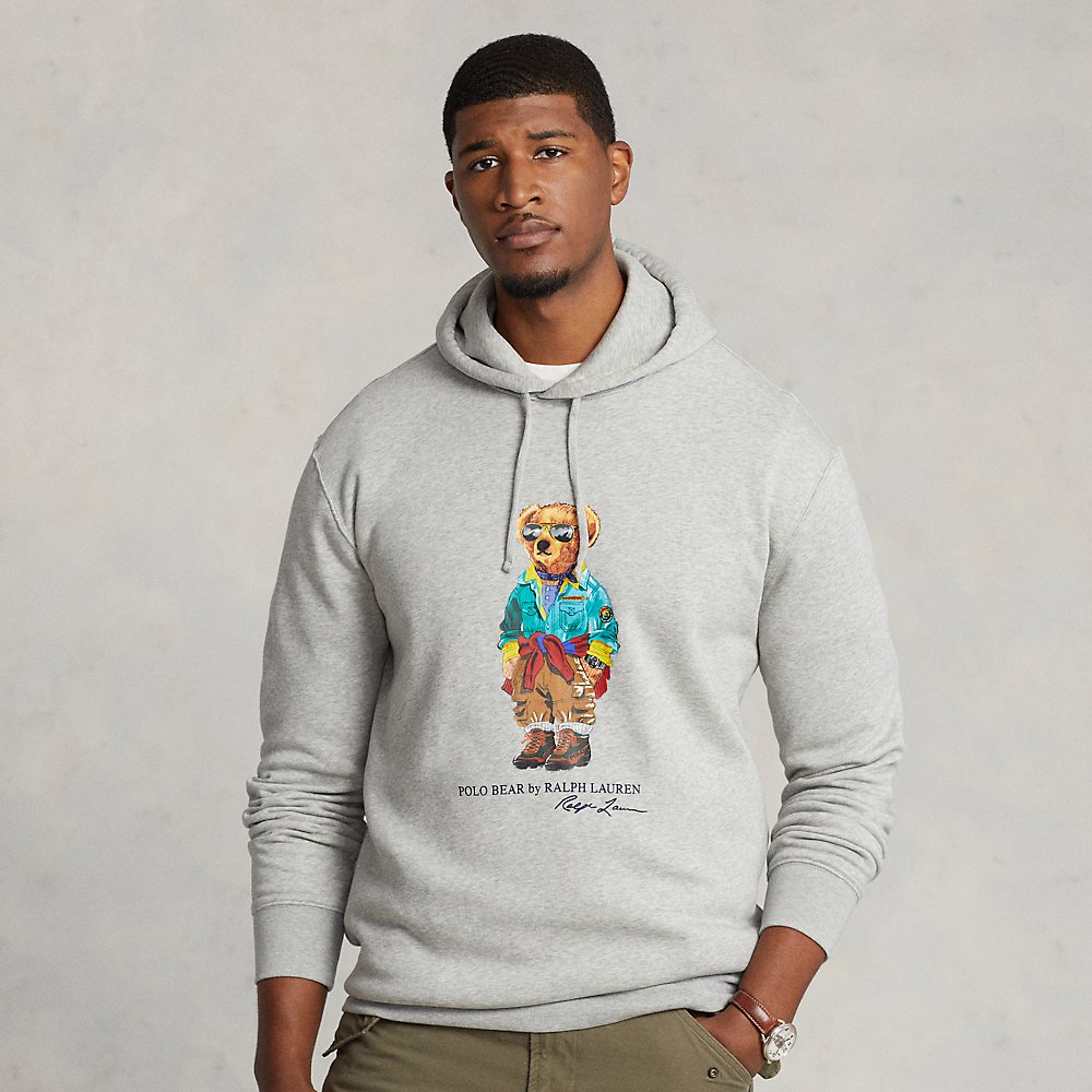 Große Größen - Fleece-Pullover mit Polo Bear von Big & Tall