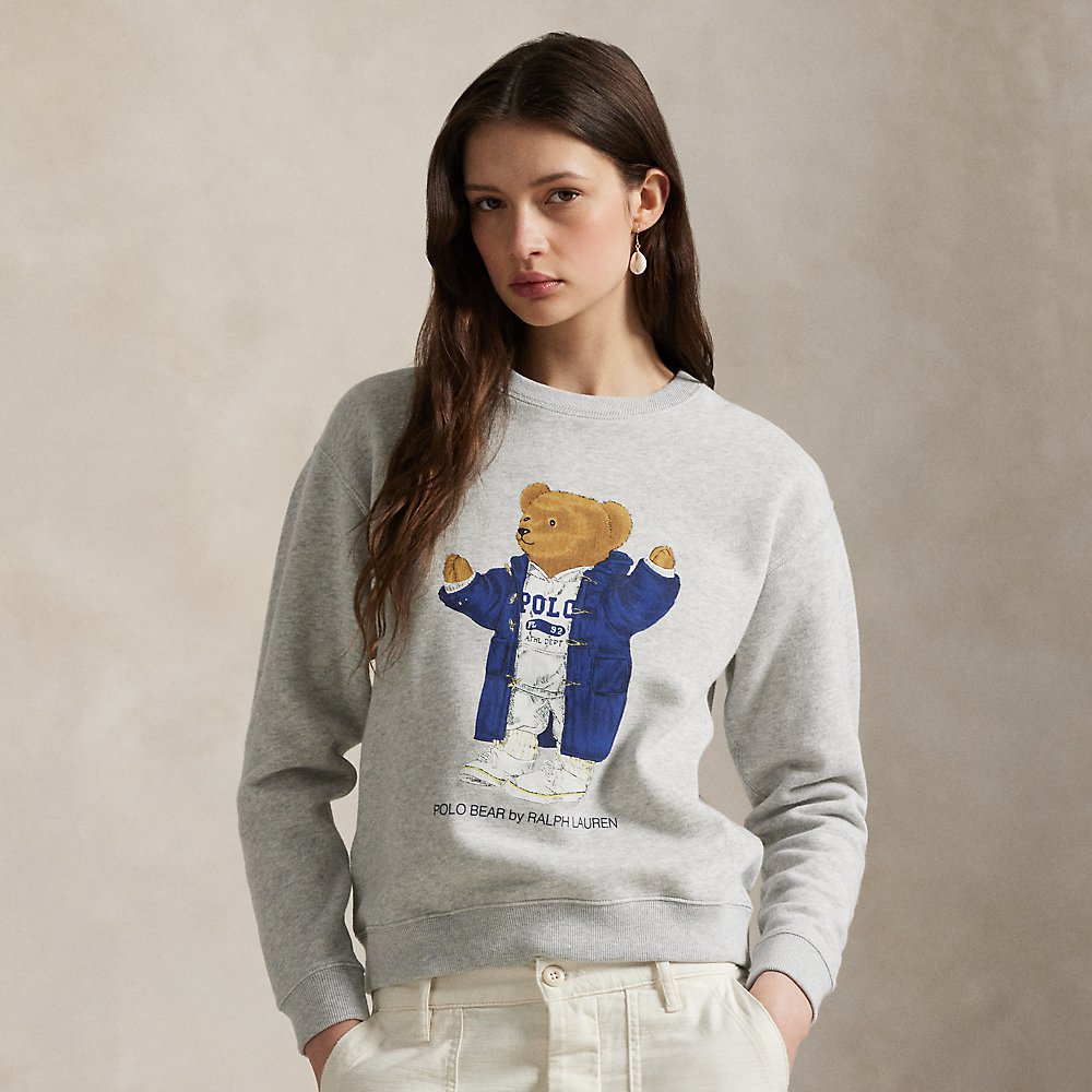 Fleece-Rundhalspullover mit Polo Bear Fleece-Rundhalspullover mit Polo Bear von Polo Ralph Lauren