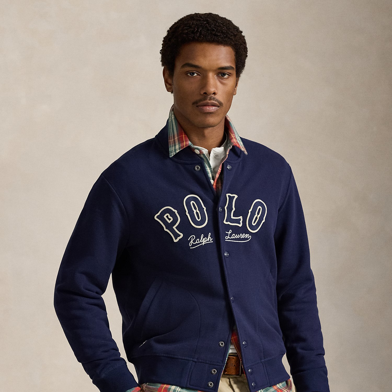 Fleecejacke RL mit Western-Logo von Polo Ralph Lauren