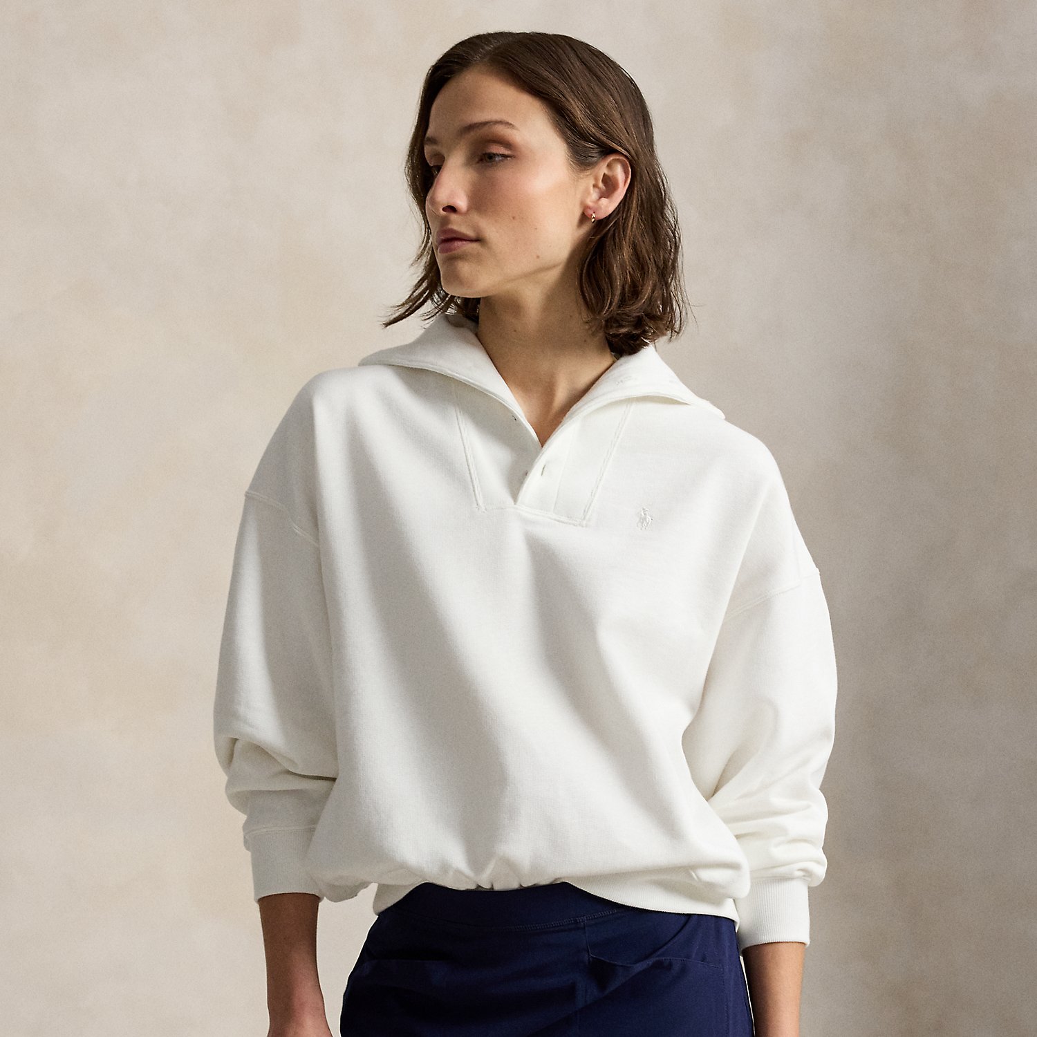 Fleecepullover Wimbledon mit Logo von Polo Ralph Lauren