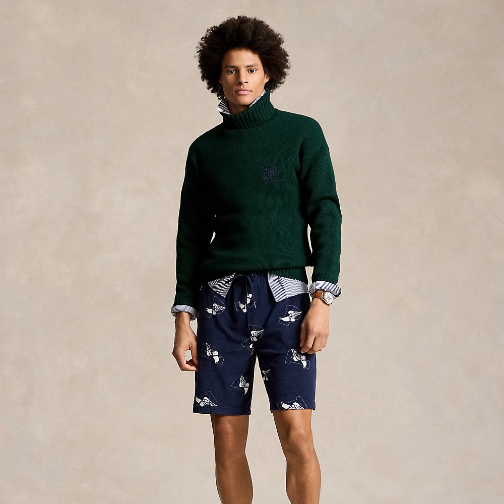 Frottee-Shorts mit geflügeltem „P“ von Polo Ralph Lauren