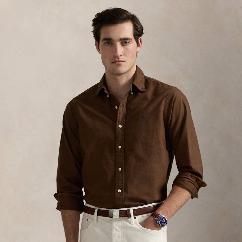 Gefärbtes Slim-Fit Oxfordhemd von Polo Ralph Lauren