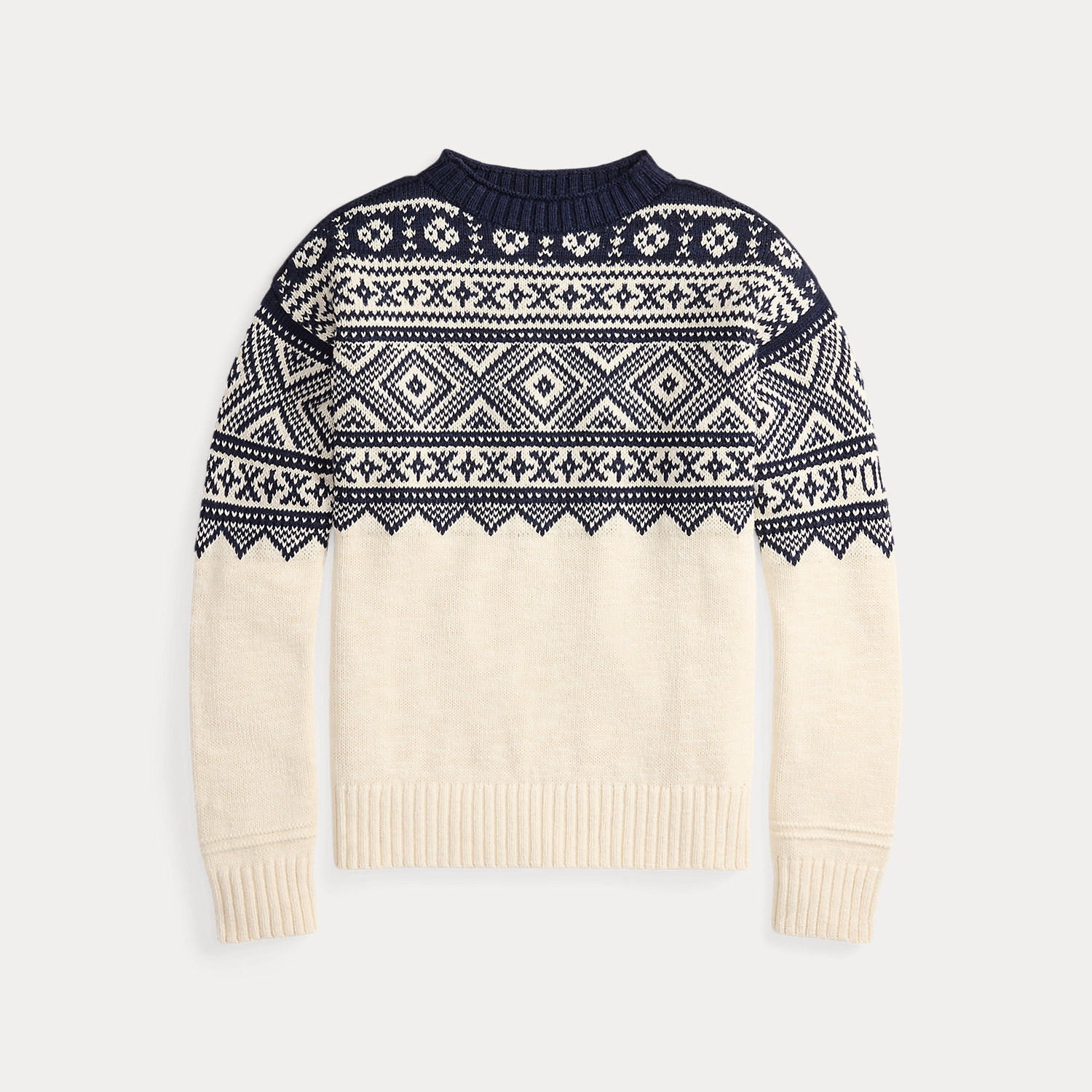 Gemusterter Baumwoll-Kaschmir-Pullover von Polo Ralph Lauren