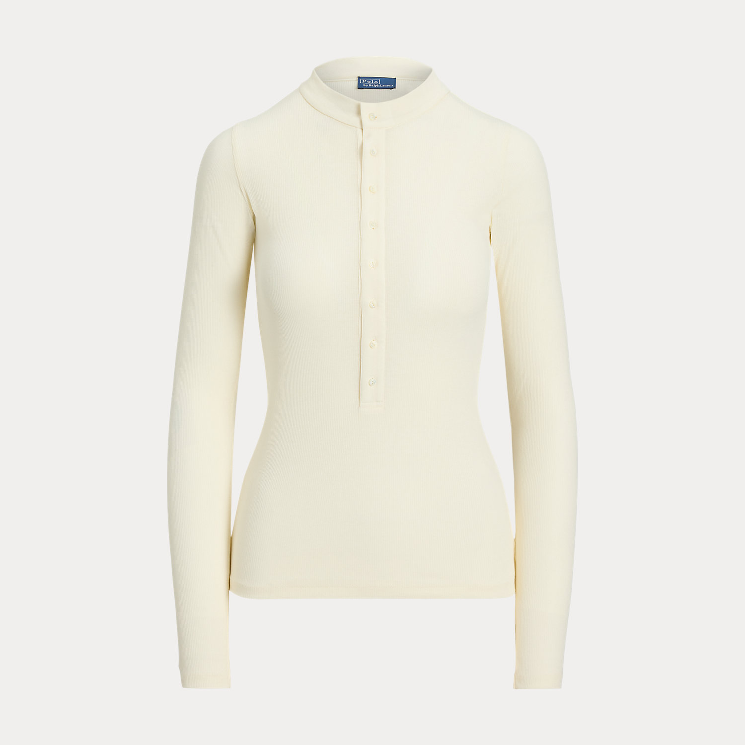 Geripptes Henley aus Baumwolle von Polo Ralph Lauren