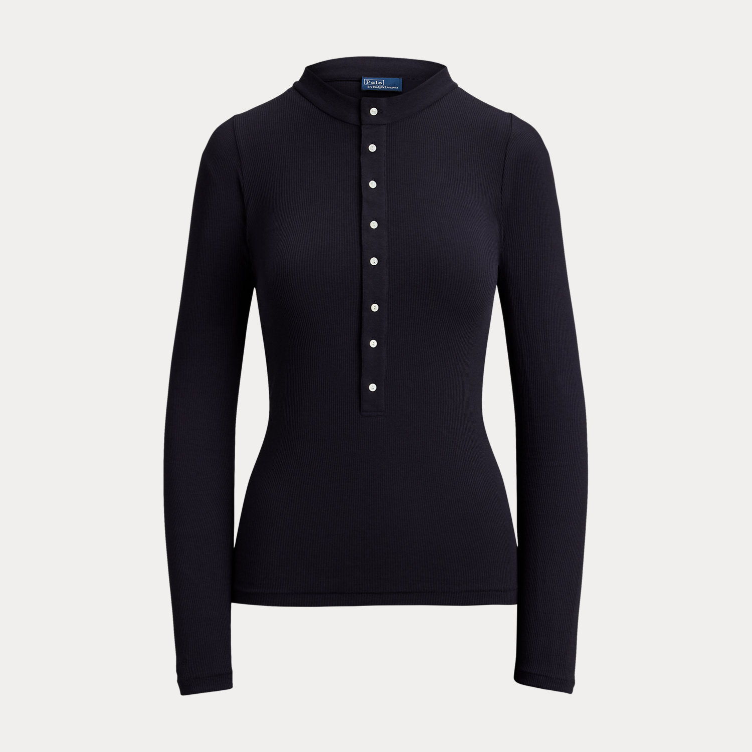 Geripptes Henley aus Baumwolle von Polo Ralph Lauren