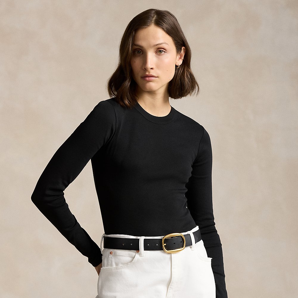 Slim-Fit Langarm-T-Shirt aus Baumwolle Slim-Fit Langarm-T-Shirt aus Baumwolle von Polo Ralph Lauren
