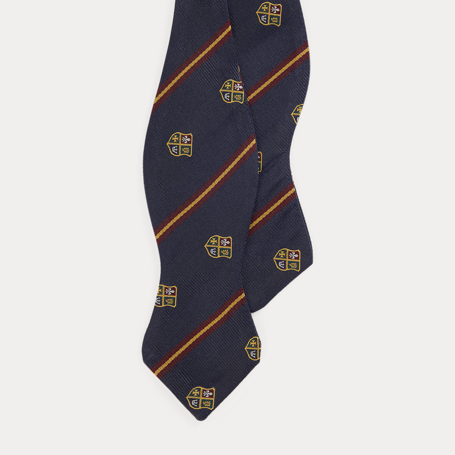 Gestreifte Clubfliege aus Seide von Polo Ralph Lauren