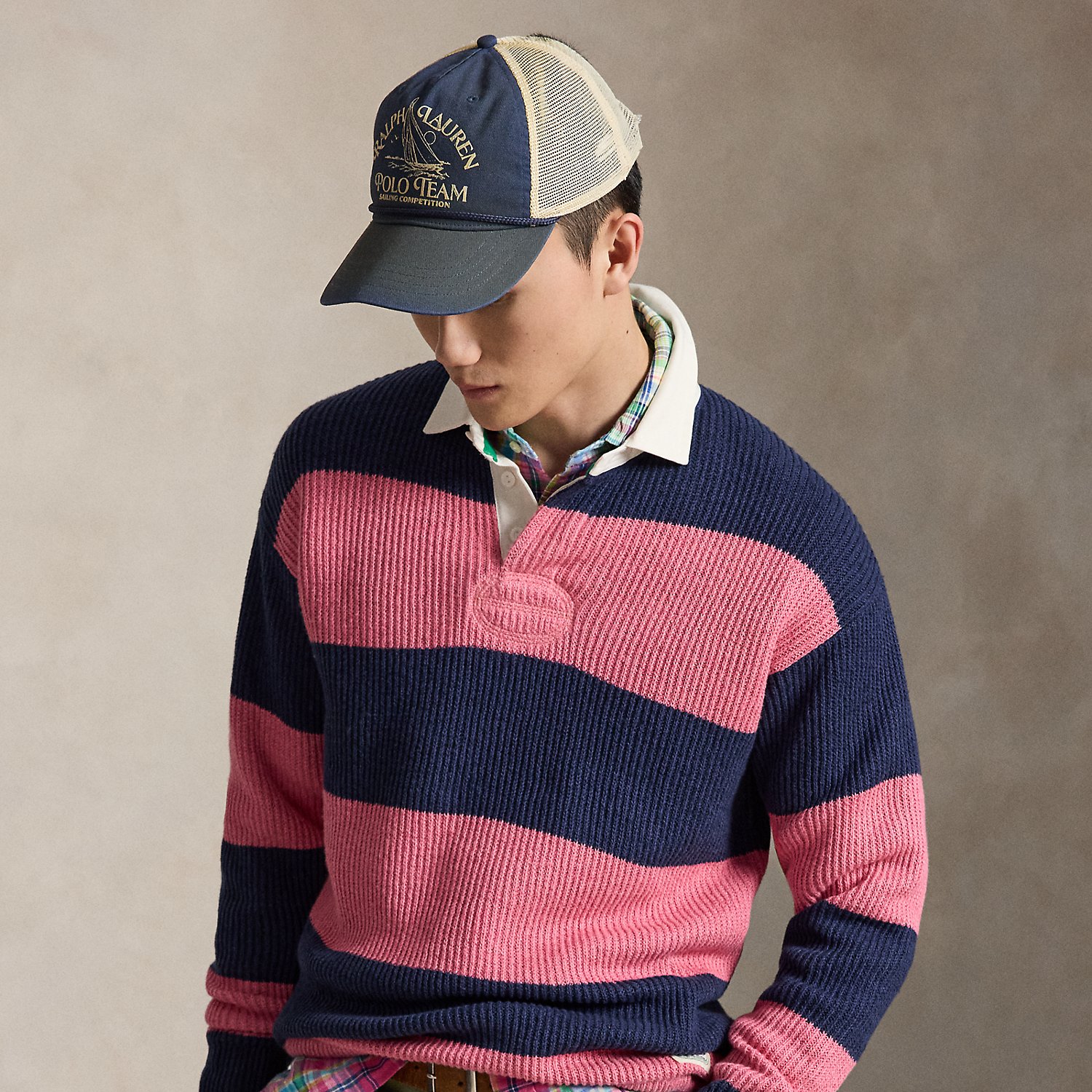 Gestreifter Rugby-Pullover von Polo Ralph Lauren