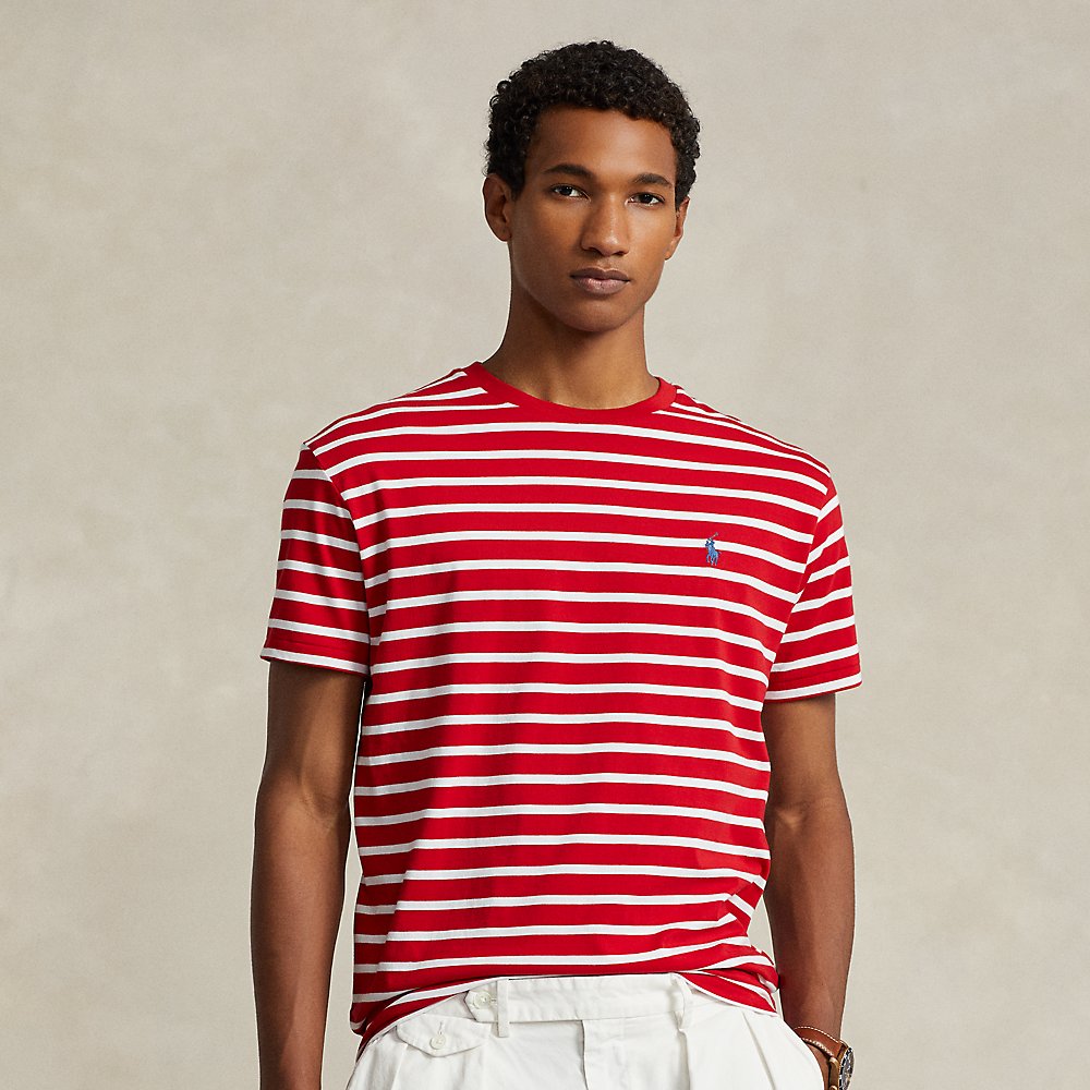 Gestreiftes Classic-Fit Jersey-T-Shirt von Polo Ralph Lauren