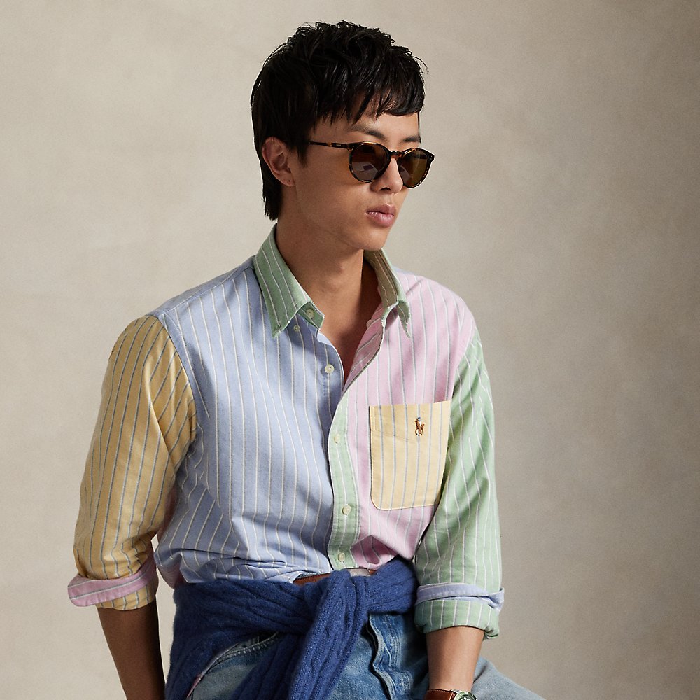 Gestreiftes Custom-Fit Freizeithemd von Polo Ralph Lauren