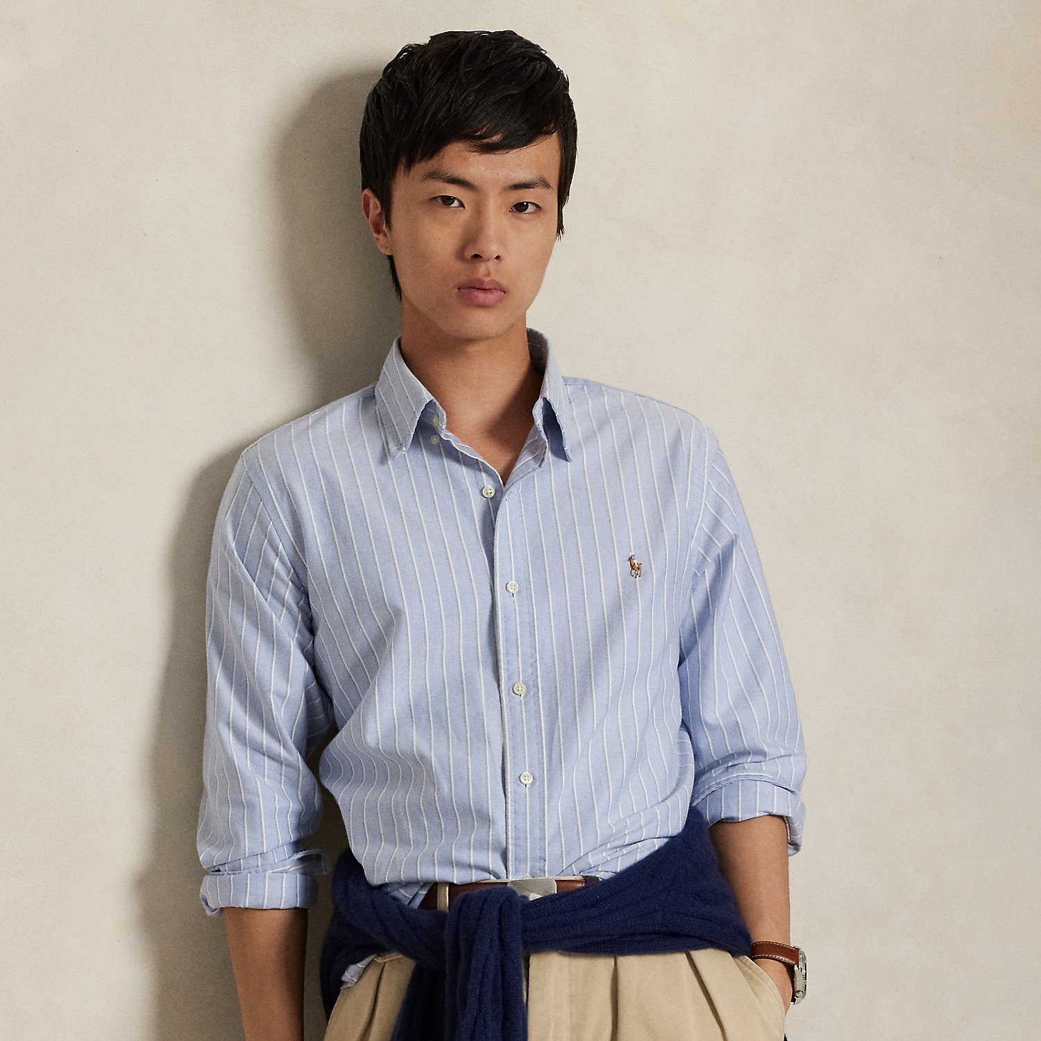 Gestreiftes Custom-Fit Oxfordhemd Gestreiftes Custom-Fit Oxfordhemd von Polo Ralph Lauren