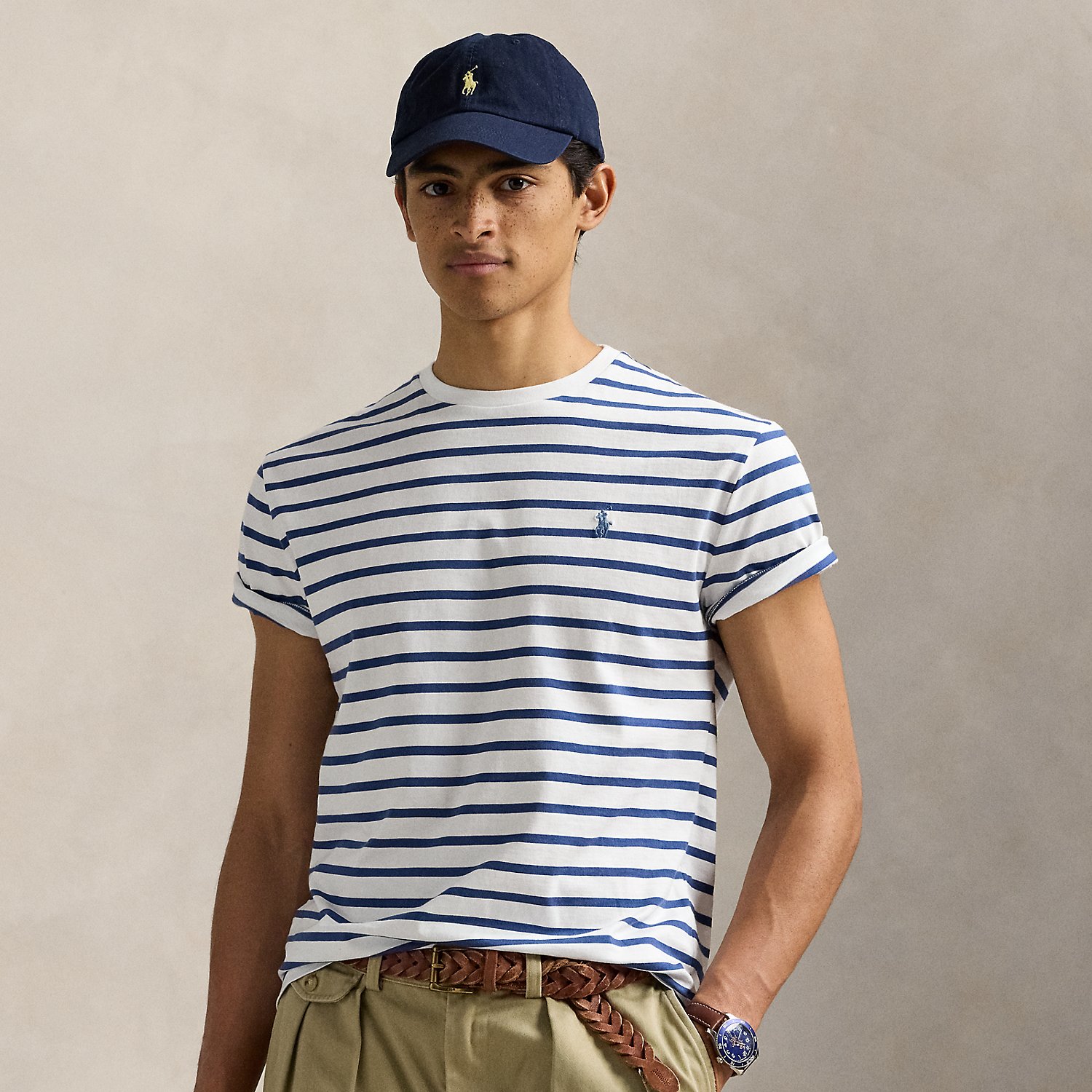 Gestreiftes Custom-Slim-Fit T-Shirt Gestreiftes Custom-Slim-Fit T-Shirt von Polo Ralph Lauren