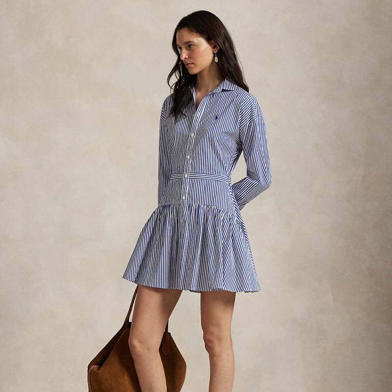 Gestreiftes Hemdkleid im Bahnen-Design von Polo Ralph Lauren
