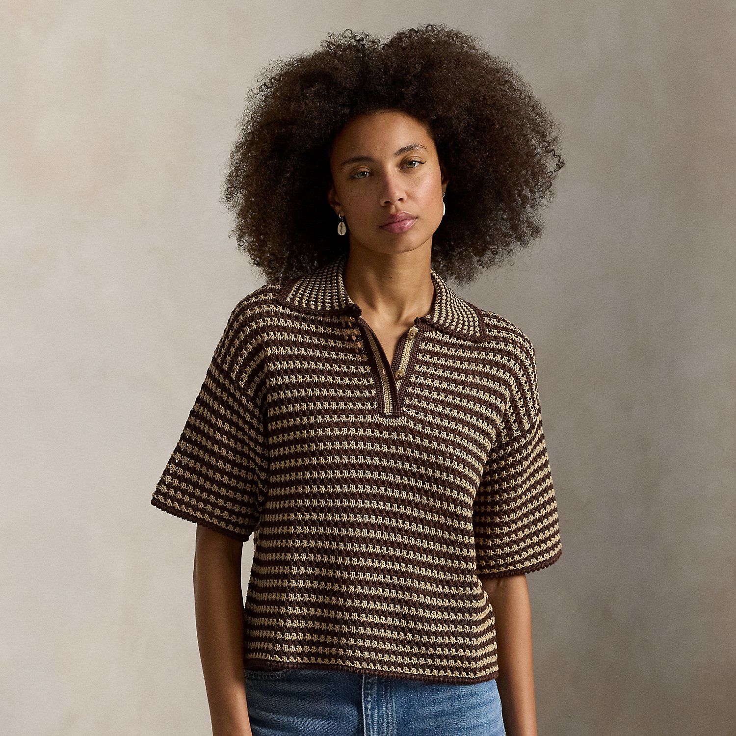 Gestreiftes Poloshirt aus Baumwolle von Polo Ralph Lauren