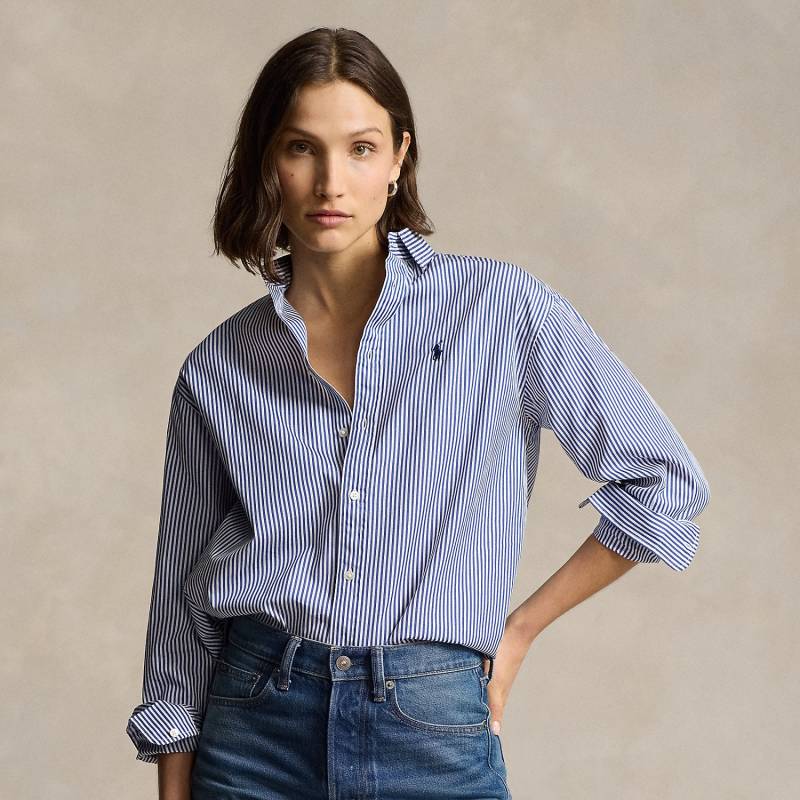 Relaxed-Fit Baumwollhemd mit Streifen von Polo Ralph Lauren