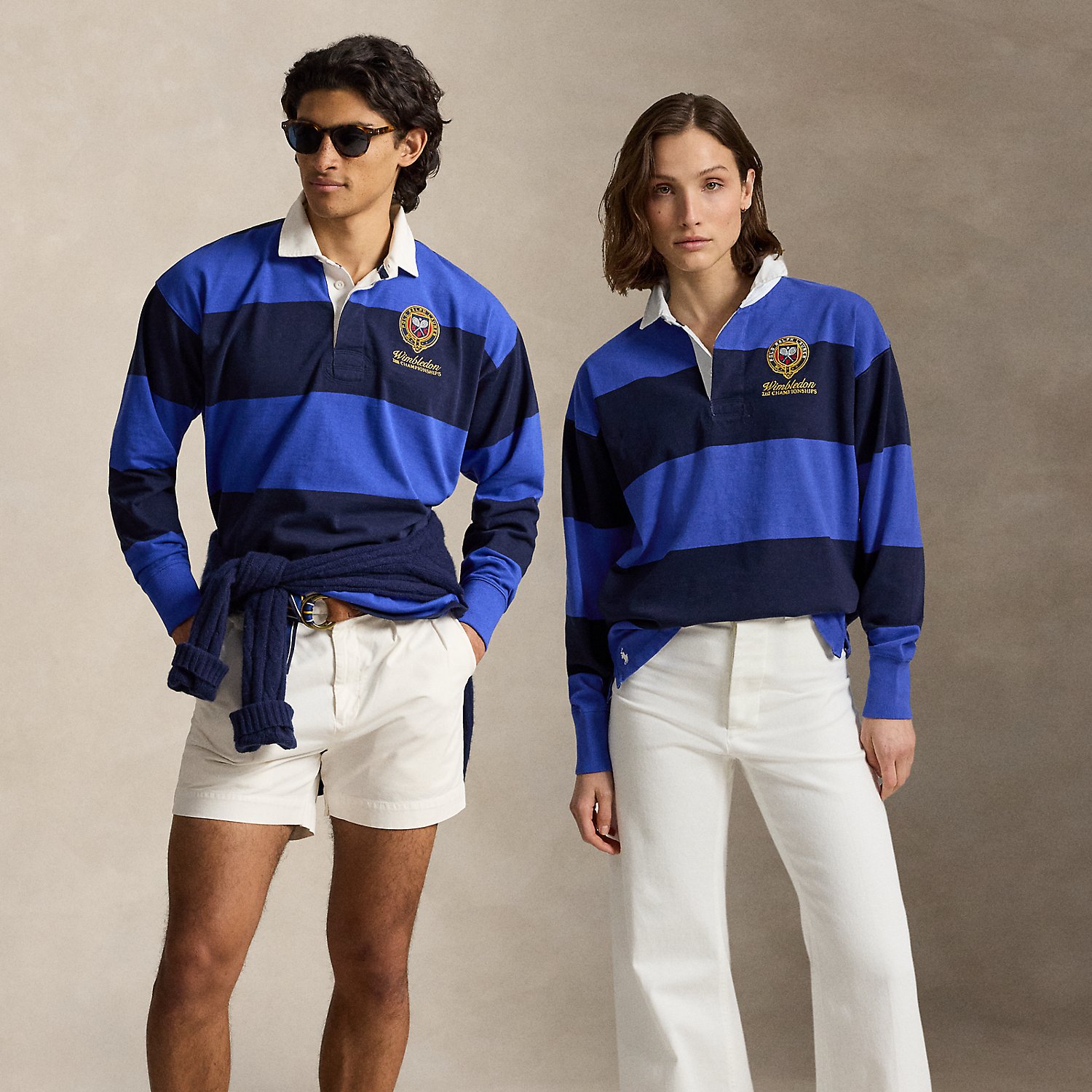 Gestreiftes Rugbyhemd Wimbledon von Polo Ralph Lauren