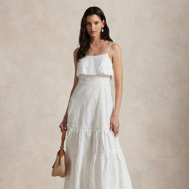Gestuftes Maxikleid mit Lochstickerei Gestuftes Maxikleid mit Lochstickerei von Polo Ralph Lauren