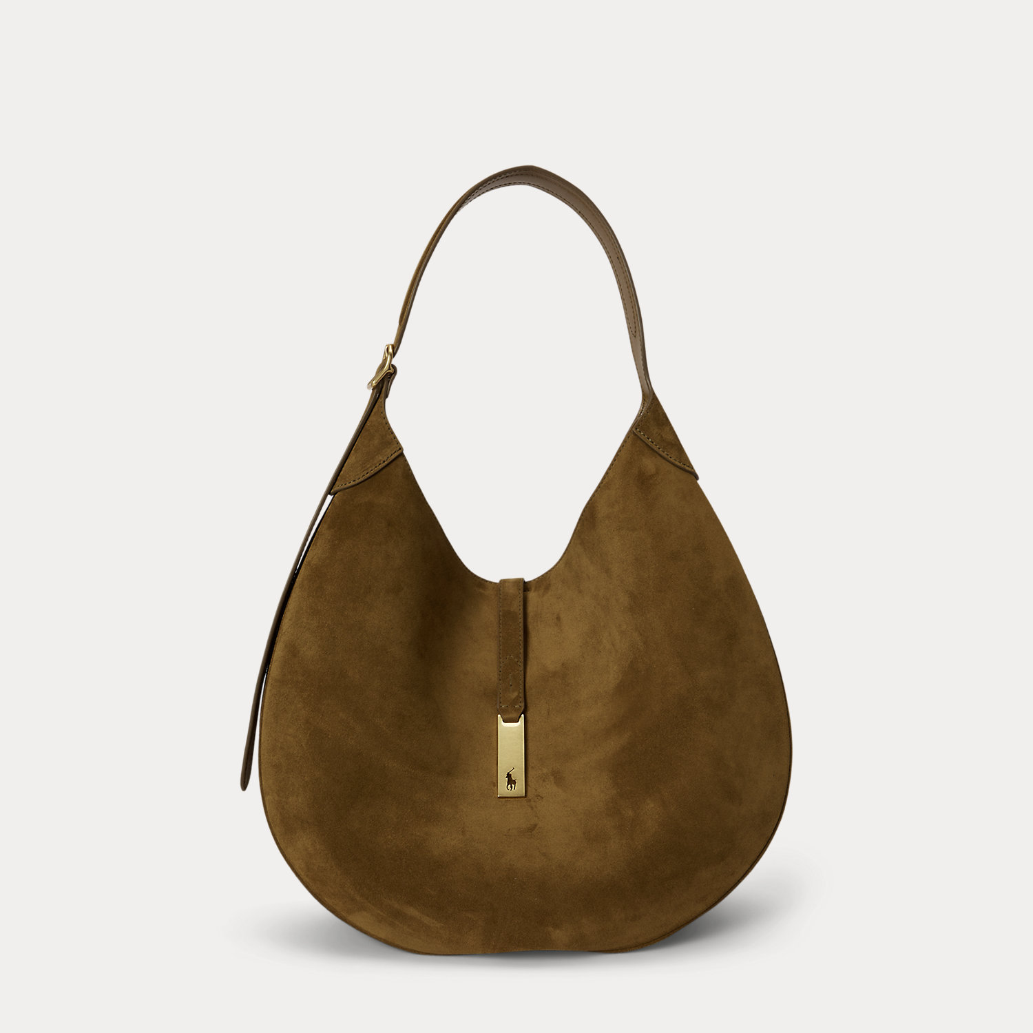 Große Schultertasche Polo ID aus Wildleder Große Schultertasche Polo ID aus Wildleder von Polo Ralph Lauren
