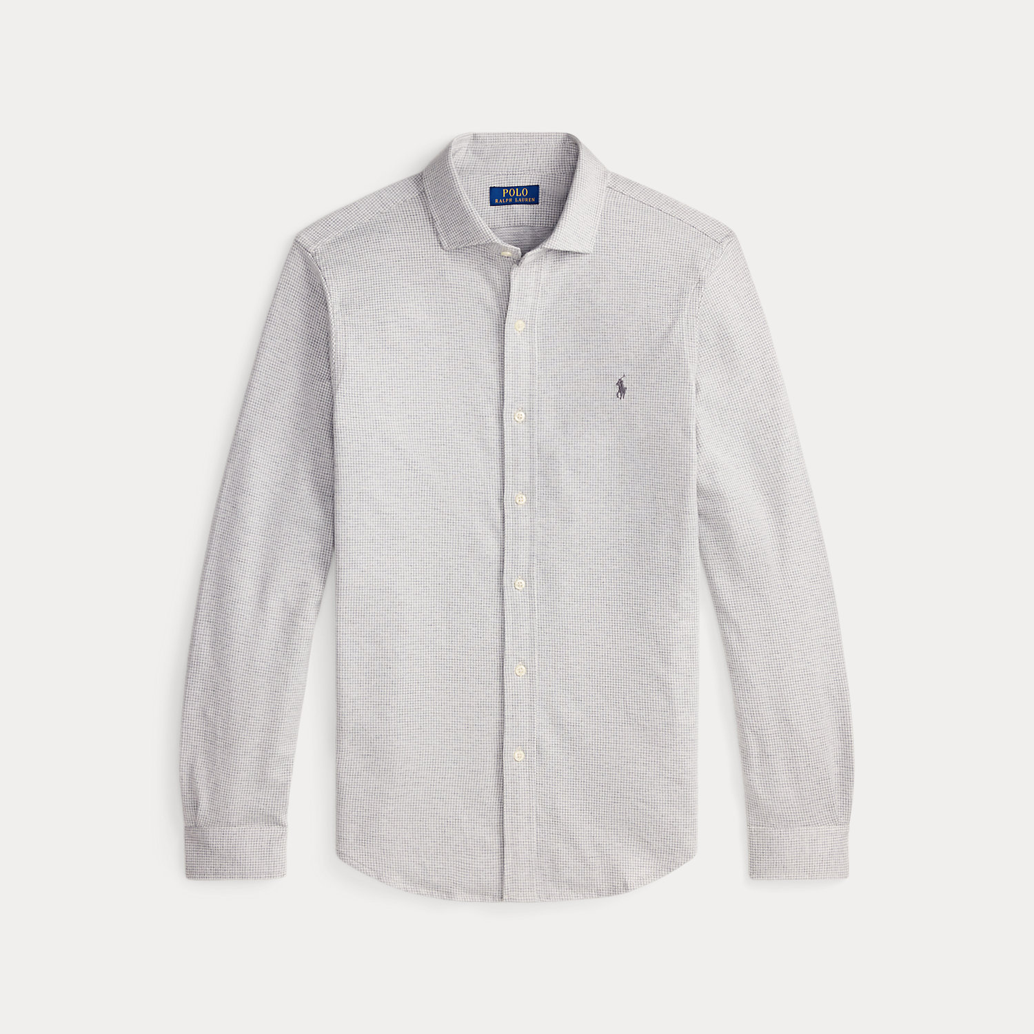 Hahnentritt-Jerseyhemd mit Kragen von Polo Ralph Lauren