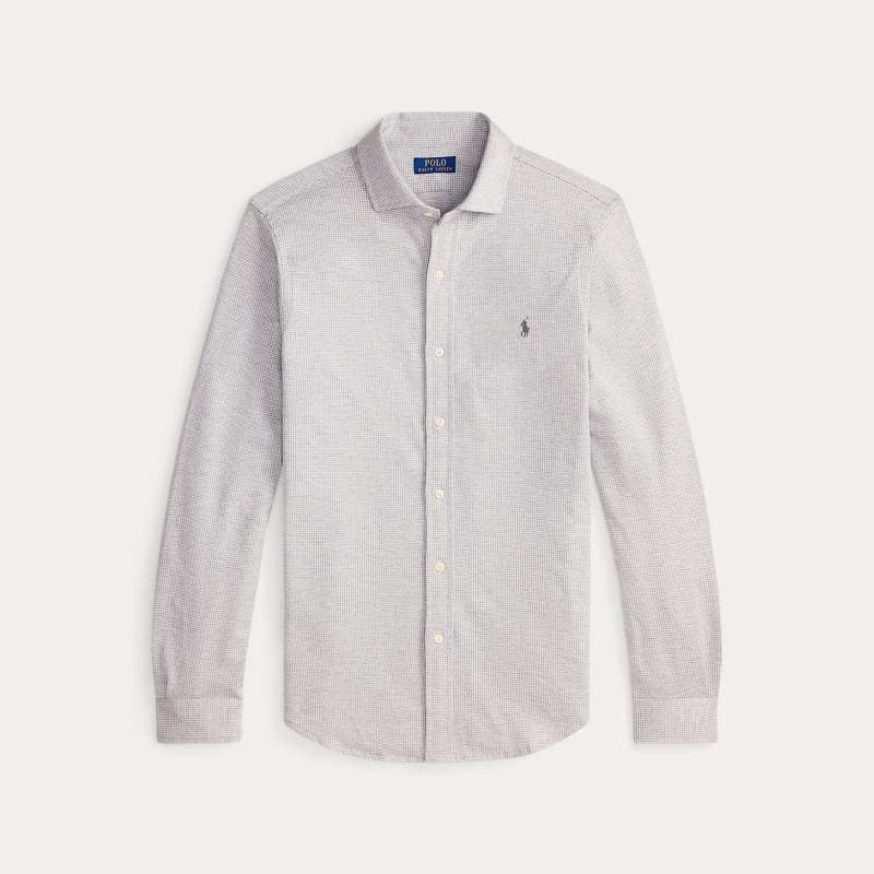 Hahnentritt-Jerseyhemd mit Kragen von Polo Ralph Lauren