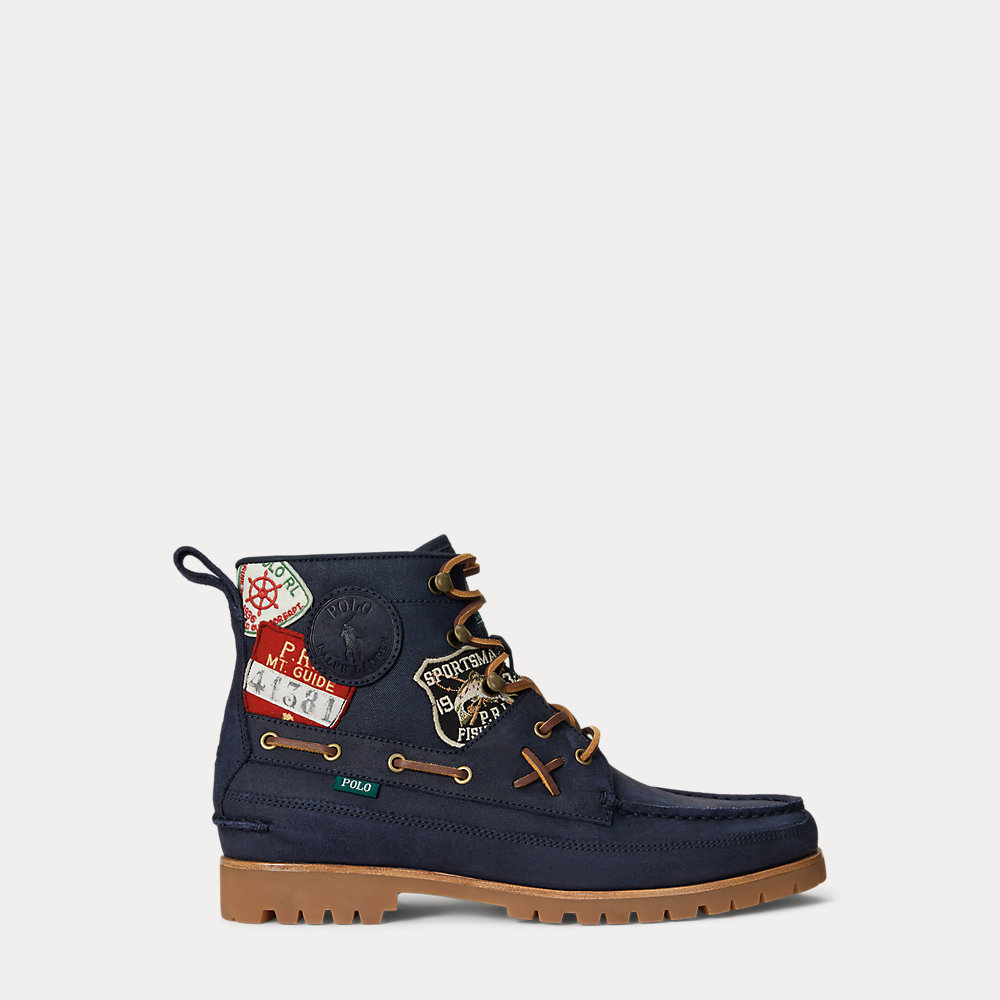 Halbhoher Wildleder-Twill-Stiefel Ranger von Polo Ralph Lauren