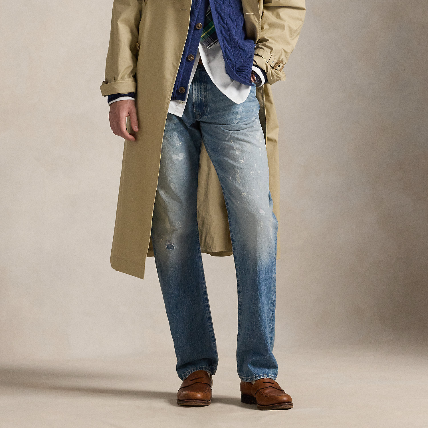 Handbemalte Straight-Fit Jeans Hampton von Polo Ralph Lauren