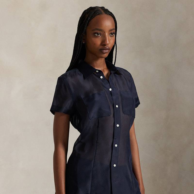 Hemdbluse aus Seidenorganza von Polo Ralph Lauren
