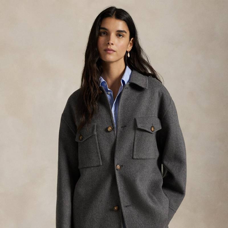 Hemdjacke aus beidseitigem Wollstoff Hemdjacke aus beidseitigem Wollstoff von Polo Ralph Lauren