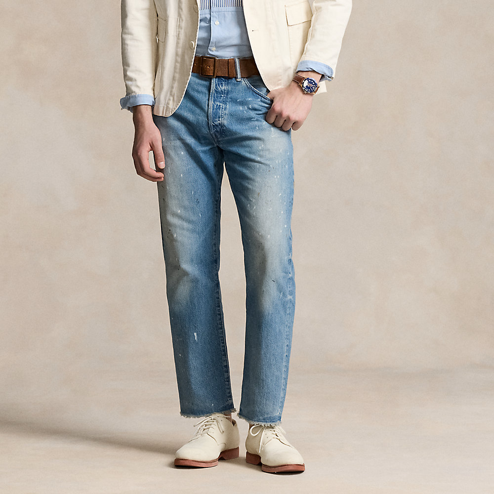 Heritage-Straight-Fit Jeans im Used-Look von Polo Ralph Lauren