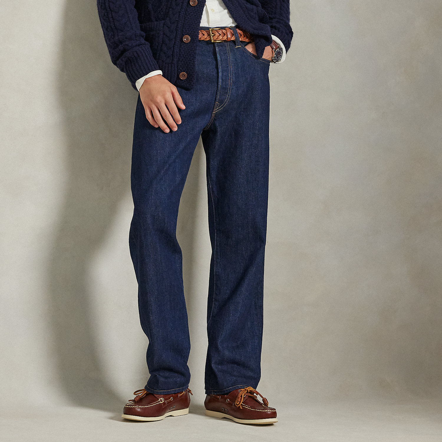 Heritage-Straight-Fit Selvedge-Jeans von Polo Ralph Lauren