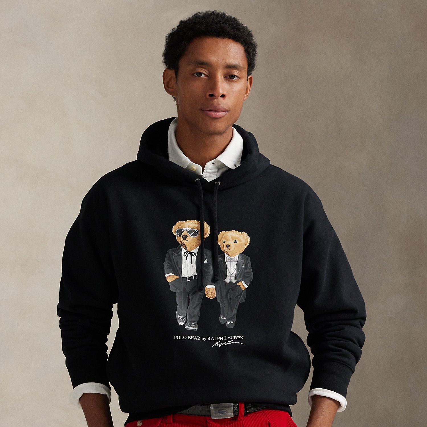 Hoodie mit  Ralph Lauren & Ricky Tuxedo Bear von Polo Ralph Lauren
