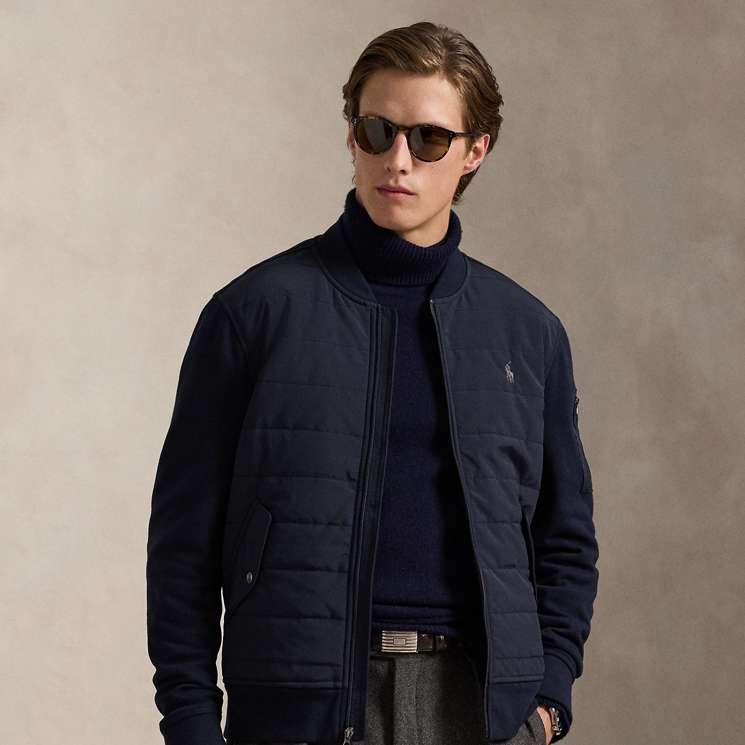 Hybrid-Bomberjacke von Polo Ralph Lauren