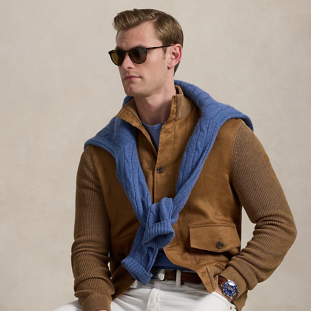 Hybrid-Strickjacke aus Leinen Hybrid-Strickjacke aus Leinen von Polo Ralph Lauren