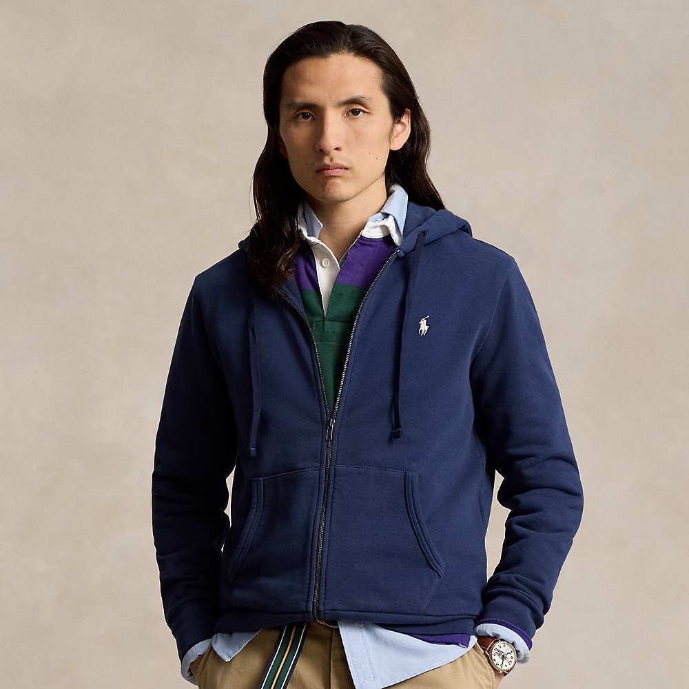 Kapuzenjacke aus Loopback-Fleece von Polo Ralph Lauren