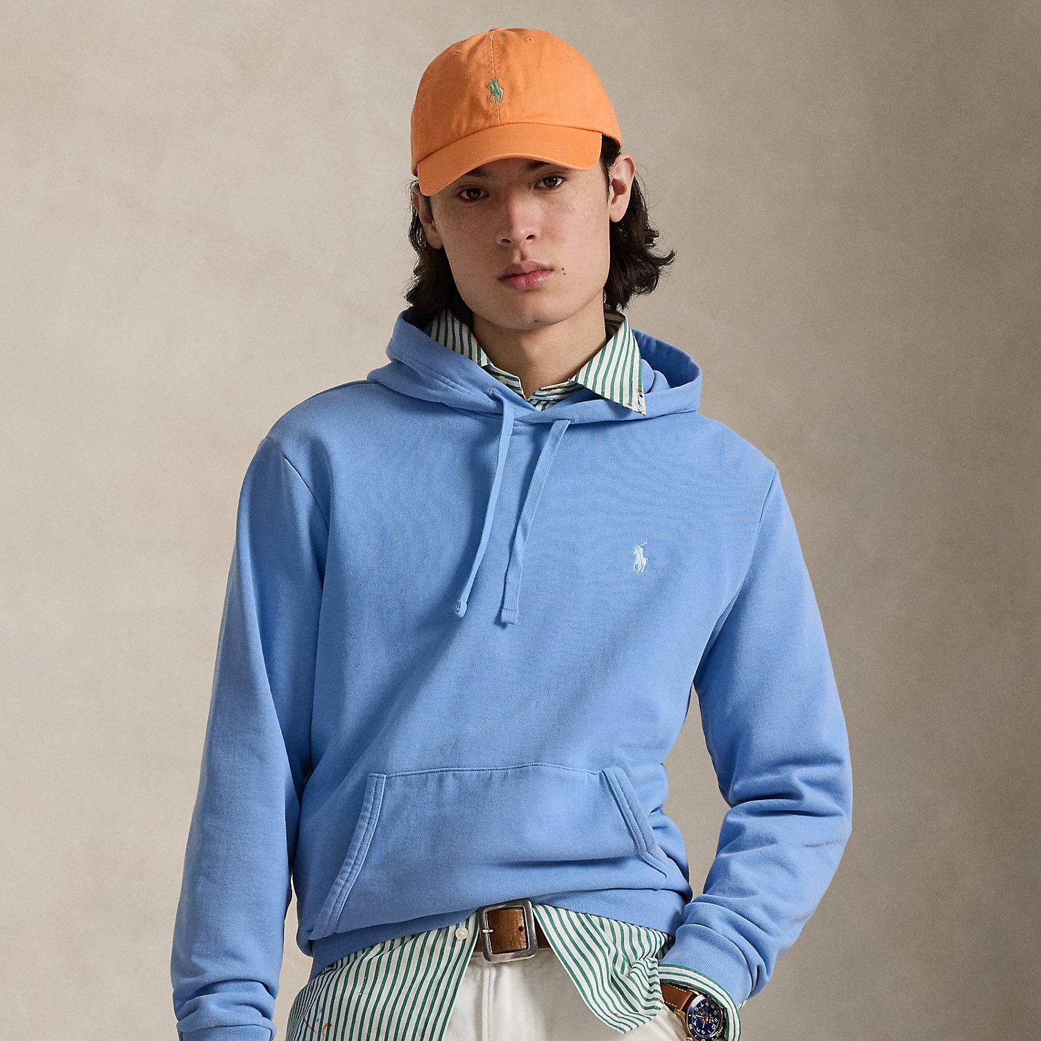 Kapuzenpullover aus Loopback-Fleece von Polo Ralph Lauren