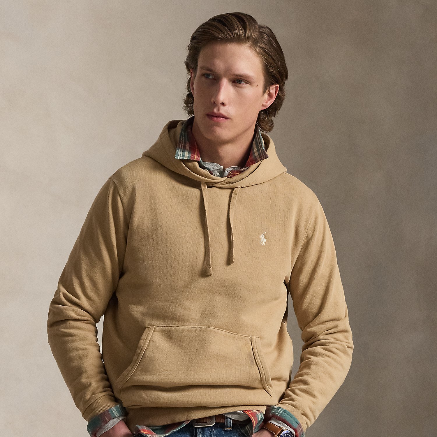 Kapuzenpullover aus Loopback-Fleece von Polo Ralph Lauren