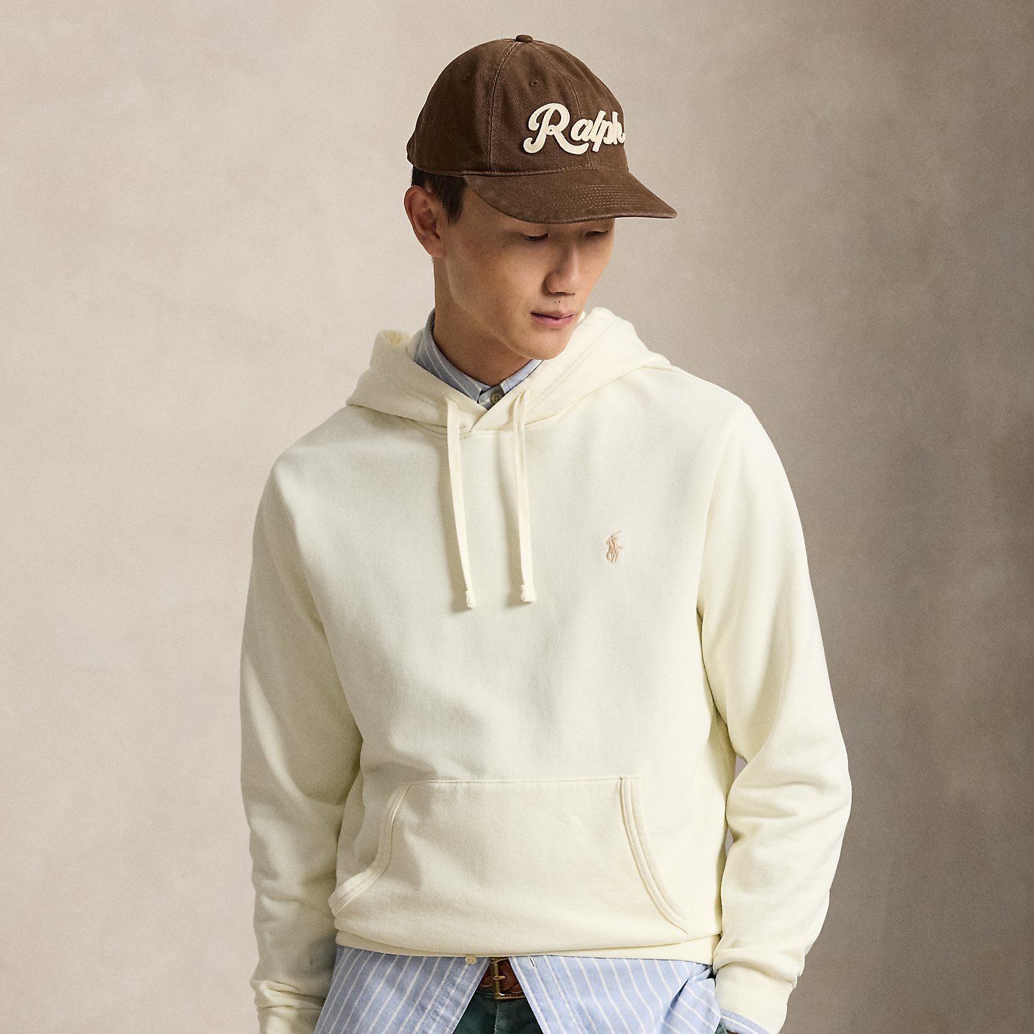 Kapuzenpullover aus Loopback-Fleece von Polo Ralph Lauren